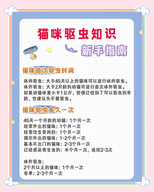 不经常出门的猫咪一般多久驱一次虫呀?