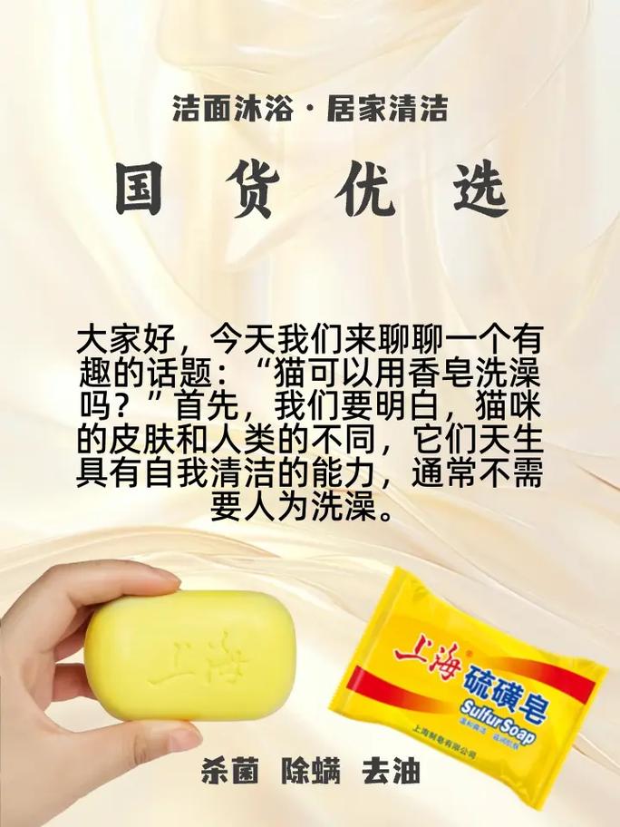 可以用香皂给猫咪洗澡吗