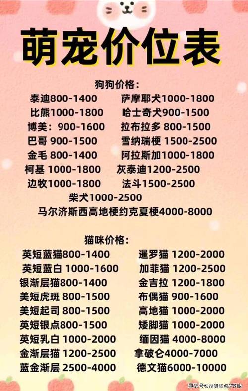 哈士奇一般多少钱?