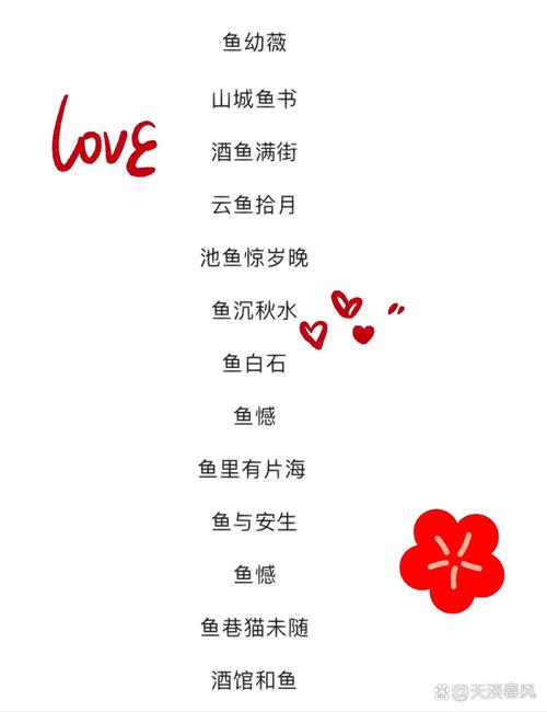 鱼取一个诗意的名字