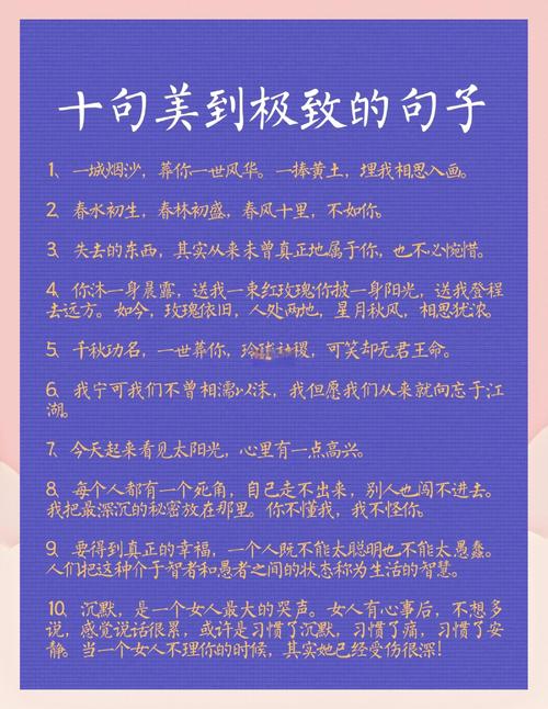 描写语言的句子
