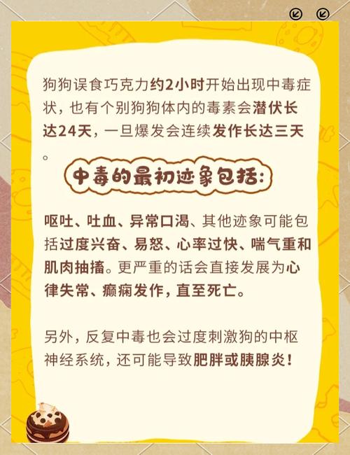 狗吃了巧克力以后会出现什么症状